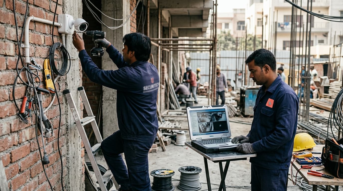Sky Security System team of engineers at the Nallasopara office